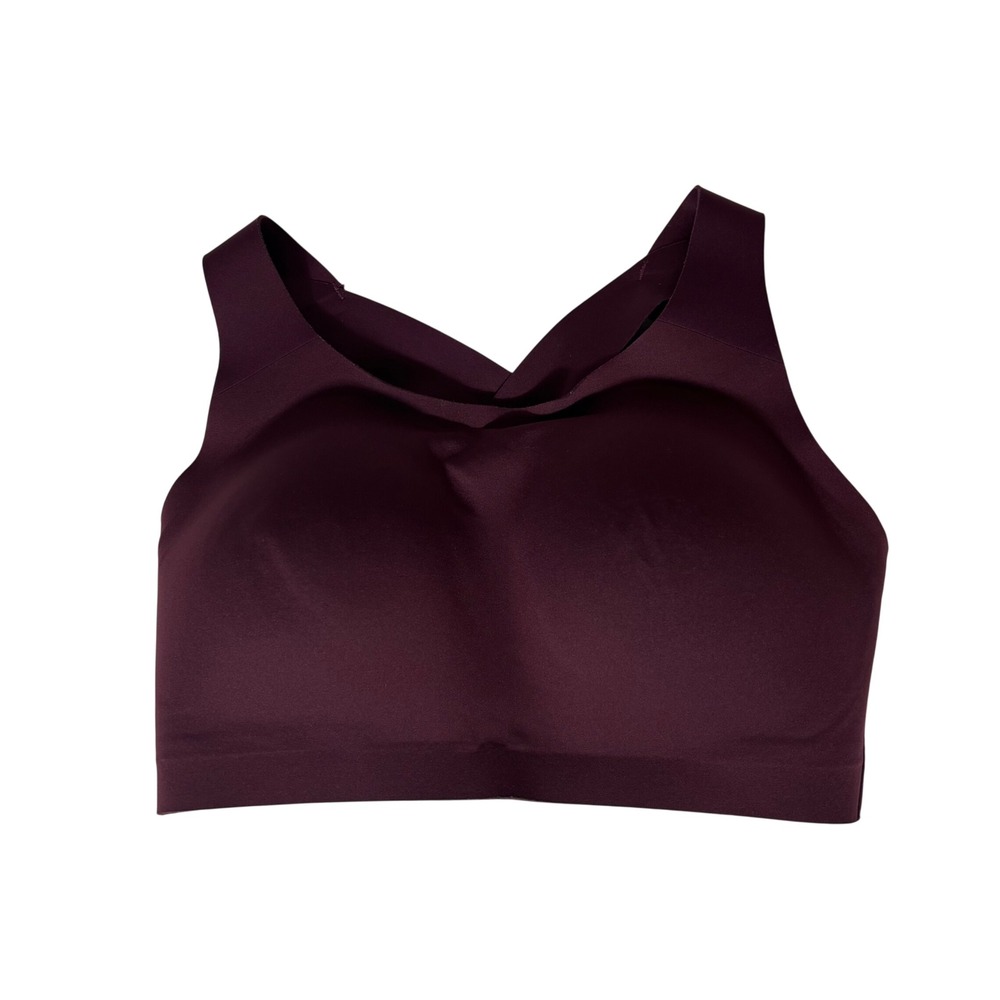 Lululemon Enlite Bra 32E Burgundy Purple Yoga Sports Bra